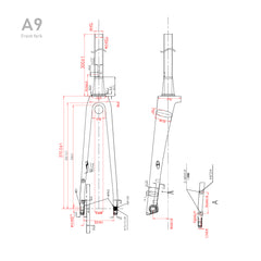 Disque de frein AERO A9 (SHIMANO R8020)